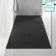 Berlin Rectangular Matt Black Slate Effect SMC Composite Shower Tray 1800x700mm