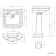 Enid Traditional Pedestal Basin Double Tap Hole 545mm