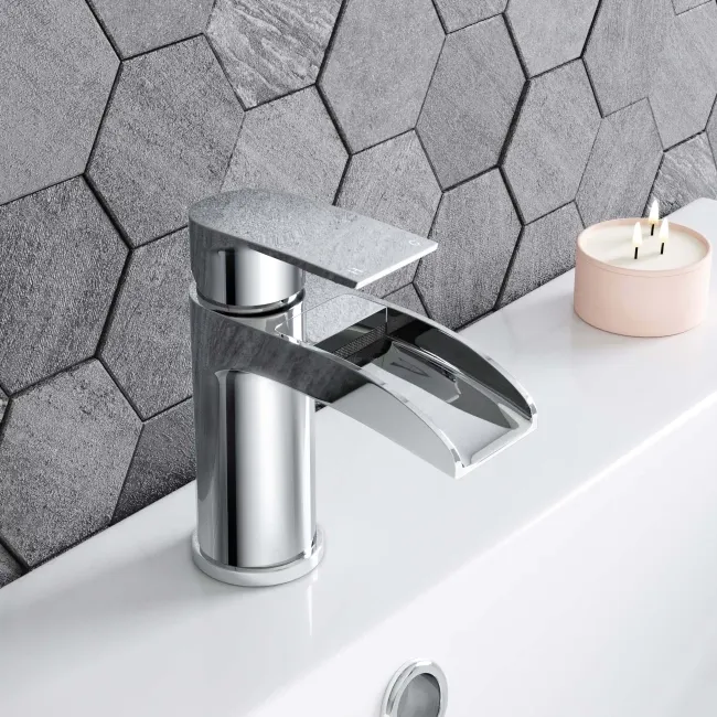 Eden Chrome Waterfall Basin Mixer Tap
