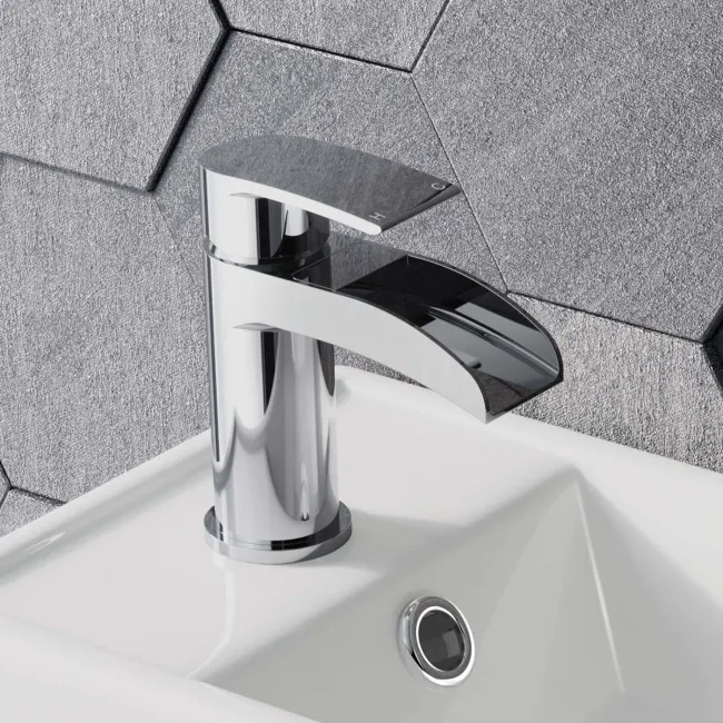Eden Chrome Cloakroom Waterfall Basin Mixer Tap