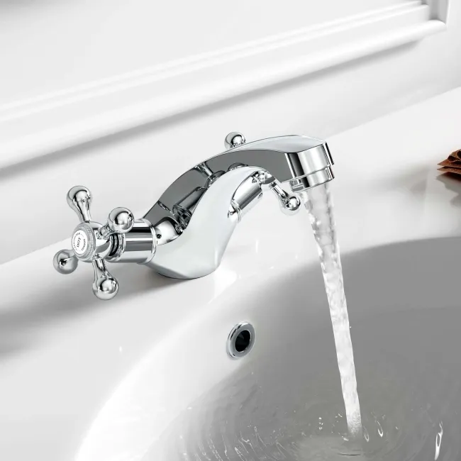 Bray Traditional Chrome Basin Mixer Tap