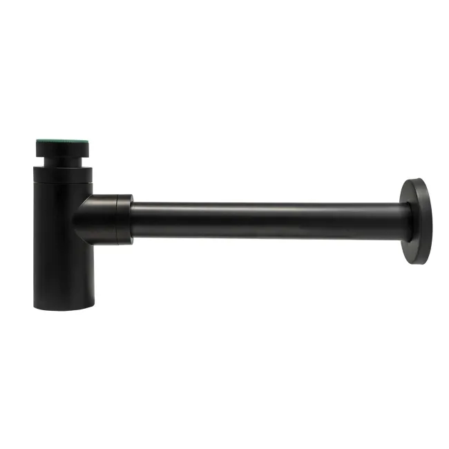 Matt Black Round Basin Bottle Trap