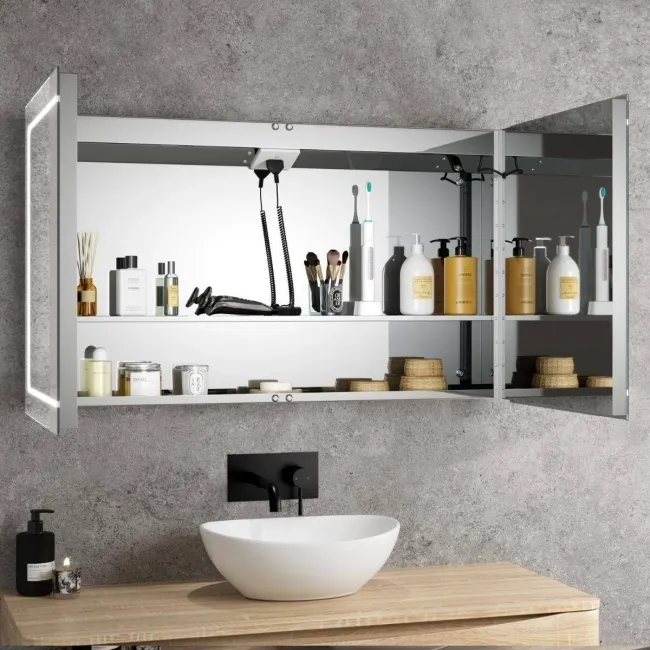 Arabella Illuminated LED Mirror Cabinet 600x1000mm