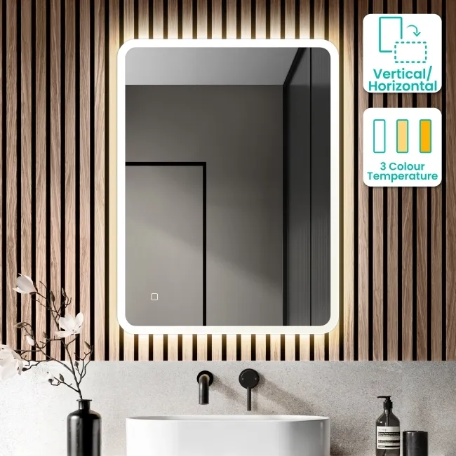 Jolie Illuminated LED Mirror 800x600mm