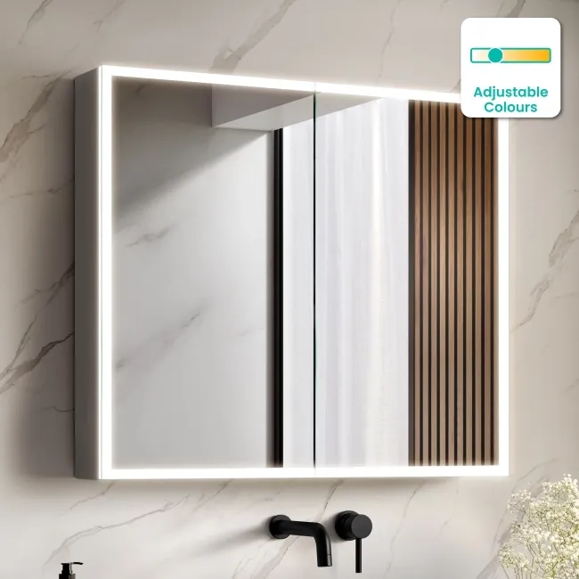 Margot Illuminated LED Mirror Cabinet 700x800mm
