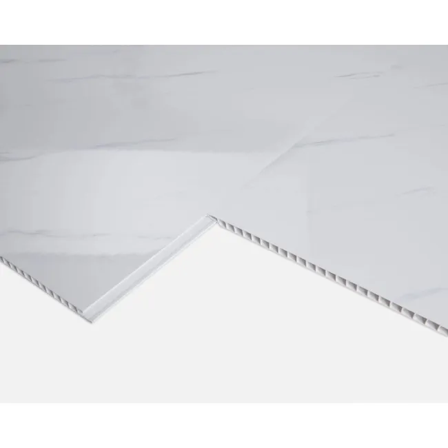 Trepanel Aqua® Gloss Carrara Marble Effect PVC Shower Wall Panel