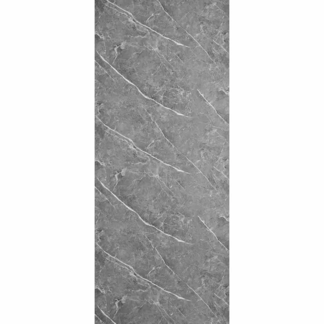 Trepanel Aqua® Matt Grey Marble Effect PVC Shower Wall Panel