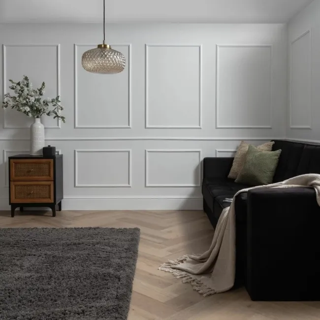 Trepanel Style® Paintable Astragal Moulded PS Wall Beading/Dado