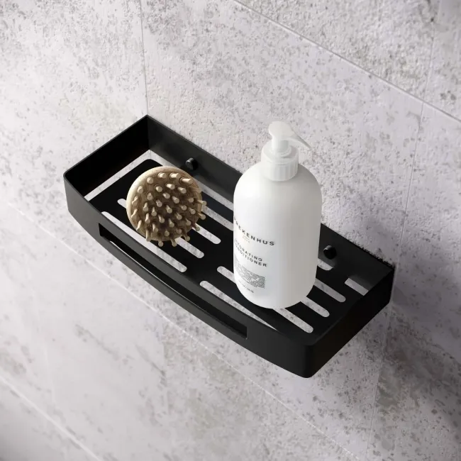 Ivy Matt Black Soap Basket