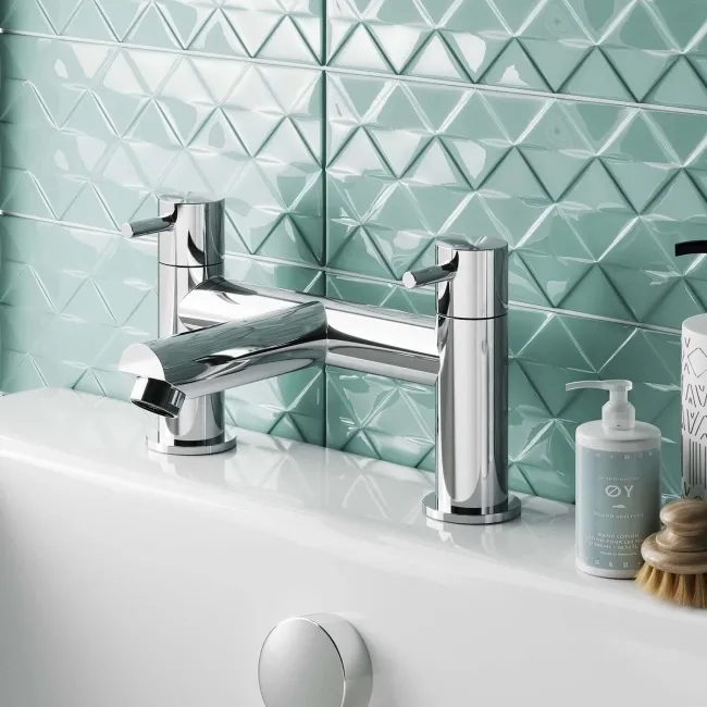 Trent Chrome Basin & Bath Mixer Tap Set