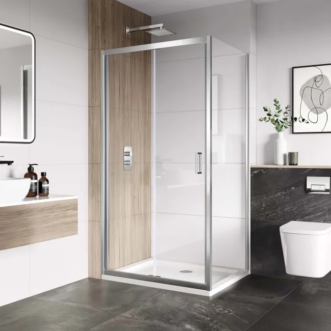 London 6mm Bifold Shower Enclosure 1000x700mm