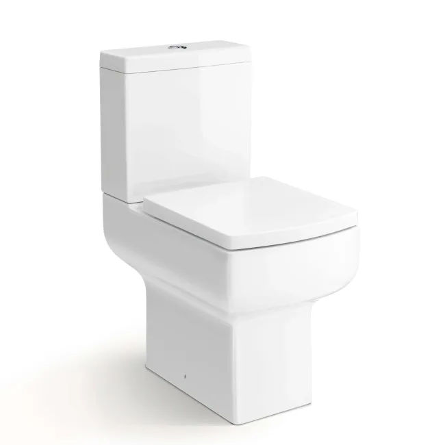 Portland Close Coupled Toilet With Soft Close Seat