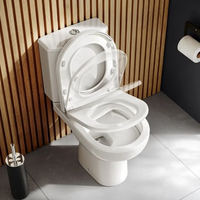 Casper Rimless Close Coupled Toilet With Soft Close Seat