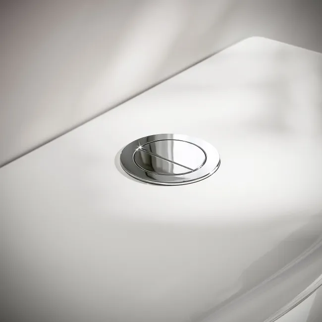 Alma Traditional Rimless Close Coupled Toilet With Premium Soft Close Slim Seat