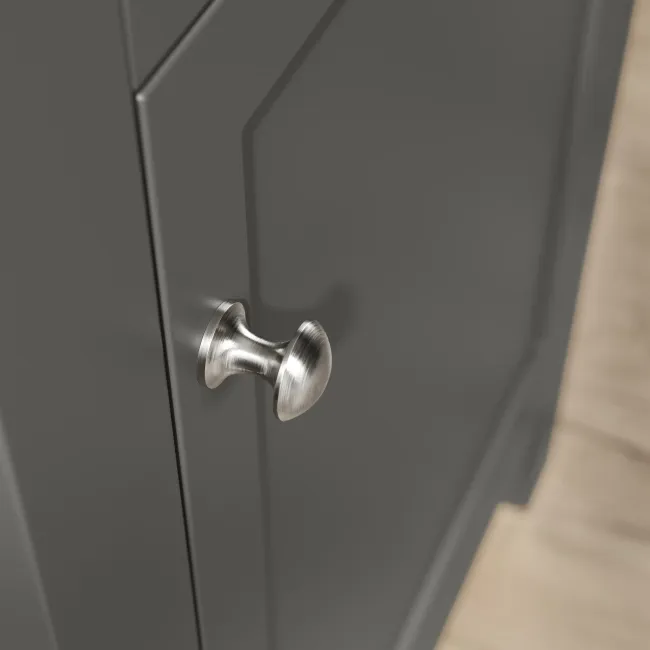 Bermuda Graphite Grey Combination Vanity Basin and Seattle Toilet 1000mm