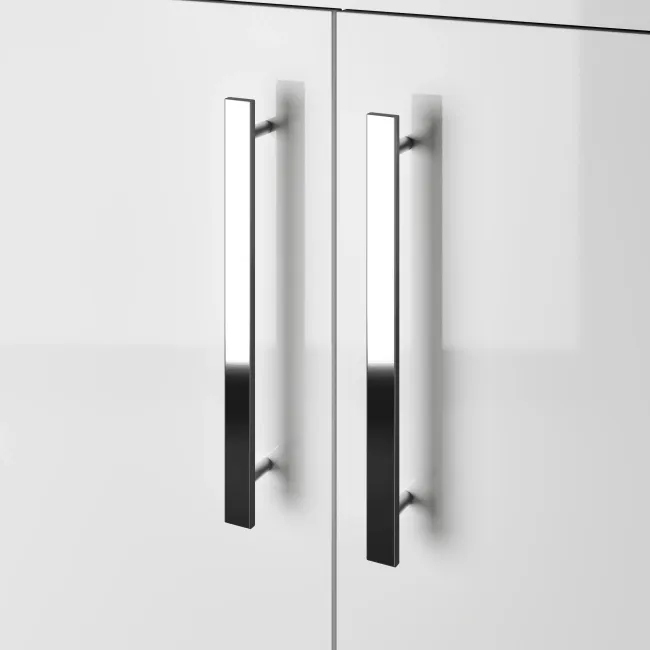 Avon Gloss White Combination Vanity Basin and Boston Toilet 1300mm