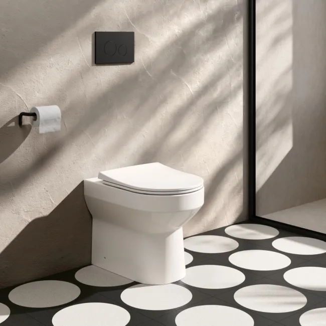 Miami Rimless Back To Wall Toilet With Slim Soft Close Seat