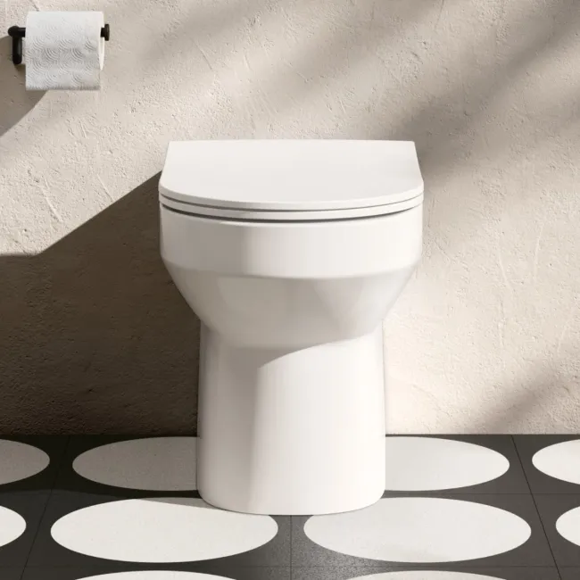 Miami Rimless Back To Wall Toilet With Slim Soft Close Seat