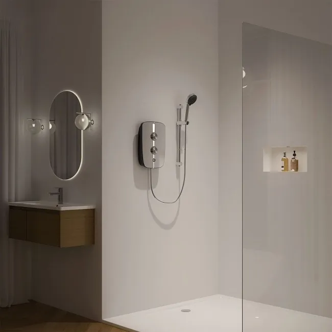 Aqualisa Lumi+ 10.5KW Chrome Electric Shower