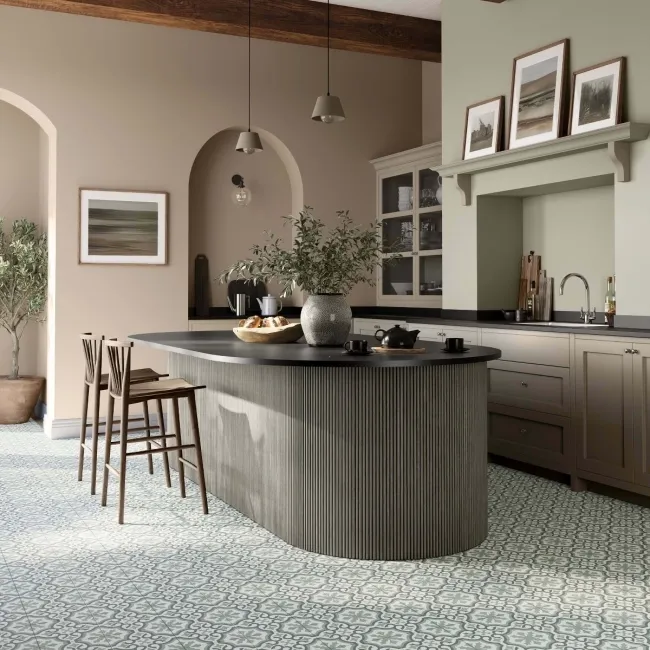 Trepanel Flex® Ash Grey Flexible Acoustic Wood Panels 1200x600