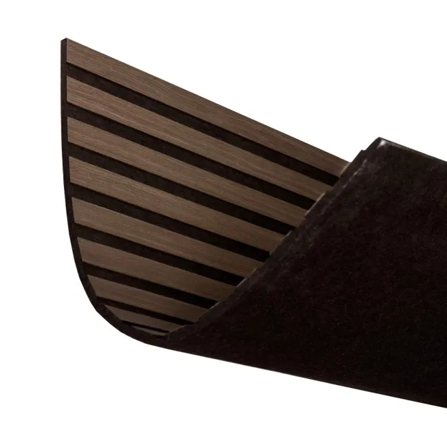 Trepanel Lite® Flexible Walnut Brown Acoustic Wood Wall Panels