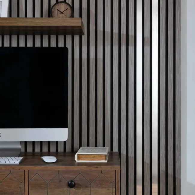 Trepanel® Stainless Steel Silver Decorative Acoustic Slat Cover