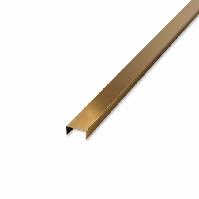 Trepanel® Stainless Steel Brushed Brass Decorative Acoustic Slat Cover