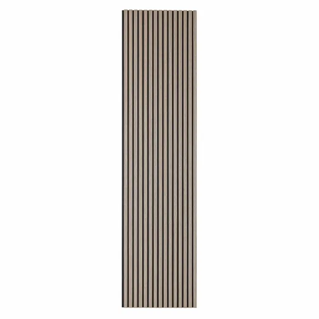 Trepanel® Chevron Hessian Beige Acoustic Wood Wall Panels
