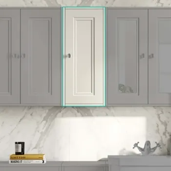 Chalk White Wall Hung Cabinet 700x300mm