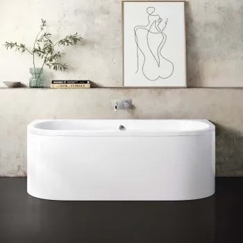 Stafford Essential 1700mm Back To Wall Bath