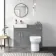 Harper Stone Grey Combination Vanity Basin & Miami Toilet 1000mm