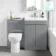 Trent Stone Grey Combination Vanity Basin and Aruba Toilet 1100mm
