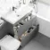 Trent Stone Grey Combination Basin Drawer and Atlanta Toilet 1300mm