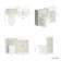 Monaco Chalk White Combination Vanity Basin and Boston Toilet 1200mm