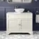 Lucia Chalk White Vanity with Marble Top & Round Counter Top Basin 1030mm
