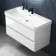 Corsica Gloss White Basin Drawer Vanity 1000mm