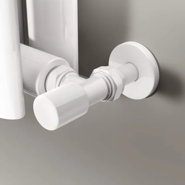 Marbella White Double Oval Panel Radiator 1800x360mm