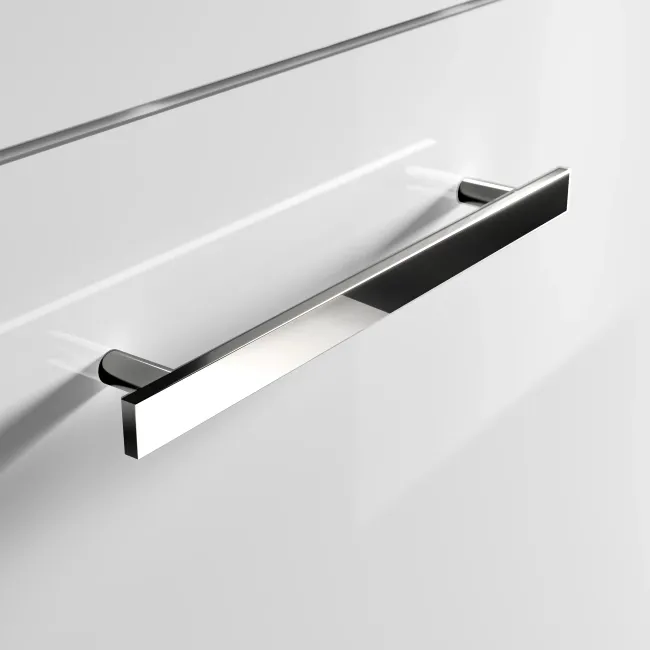 Avon Gloss White Combination Basin Drawer and Atlanta Toilet 1100mm - Left Handed