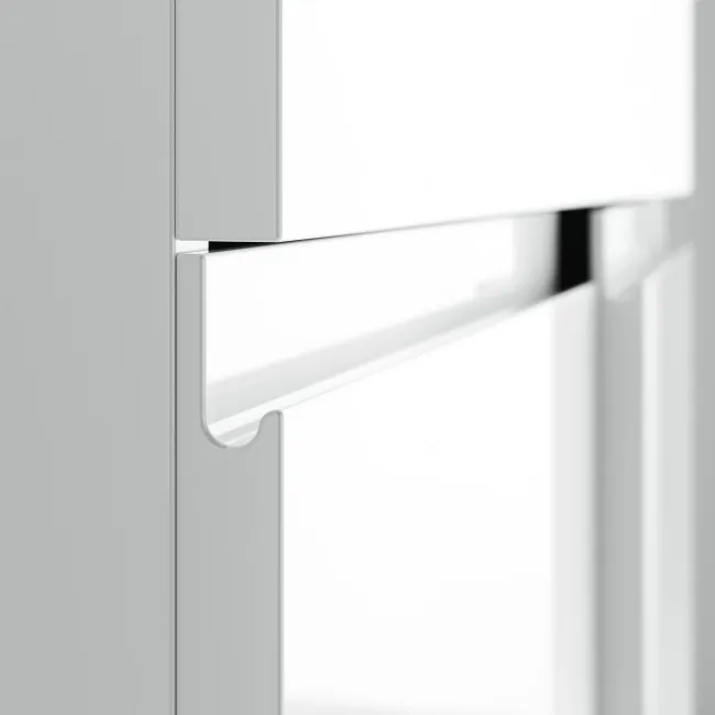 Trent Gloss White Combination Vanity Basin and Boston Toilet 1100mm - Right Handed