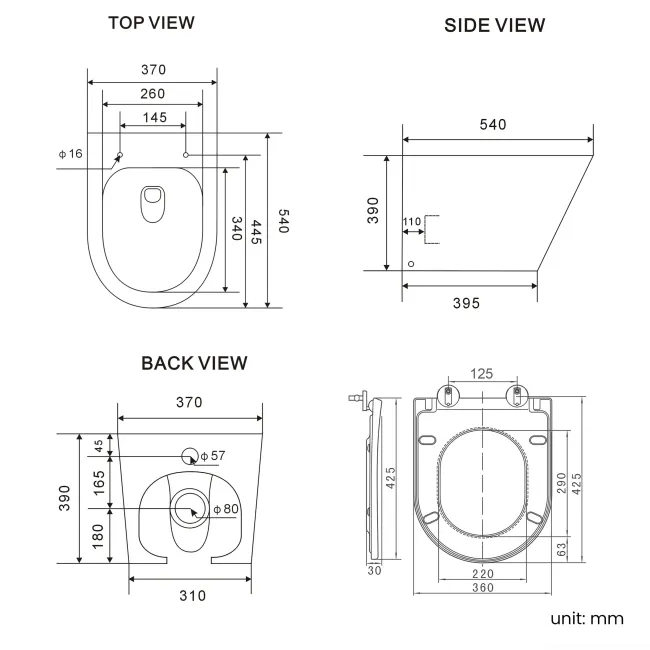 Harper Stone Grey Combination Vanity Basin and Boston Toilet 1200mm