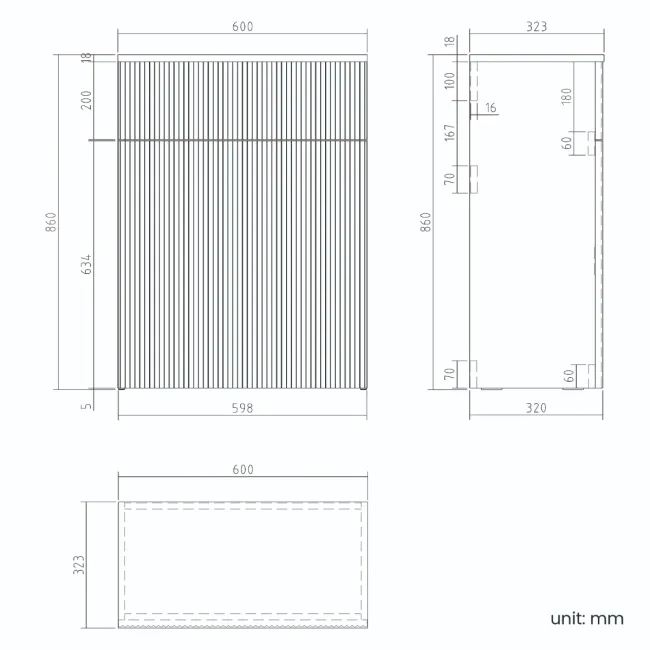 Sicily Fluted Country Oak Combination Vanity Basin with Marble Top & Tucson Toilet 1200mm - Brushed Brass Accents