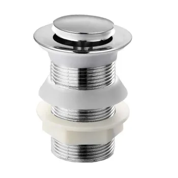 Chrome Pop Up Basin Waste - Unslotted