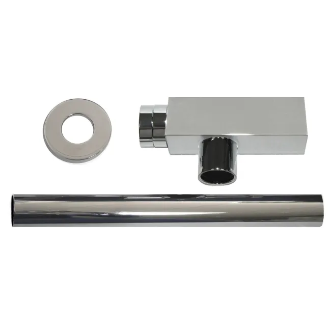 Chrome Square Solid Brass Bottle Trap