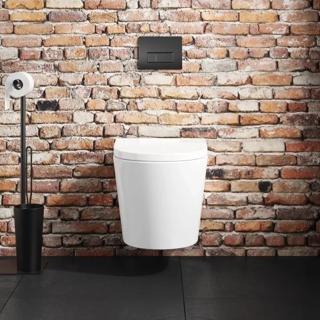 Boston Rimless Wall Hung Toilet With Premium Soft Close Seat