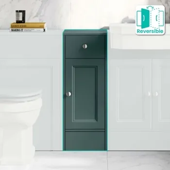 Monaco Midnight Green Side Cabinet Unit 300mm