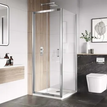 London 6mm Bifold Shower Enclosure 760x760mm