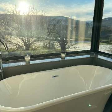 Trent Chrome Thermostatic Freestanding Bath Shower Mixer Tap