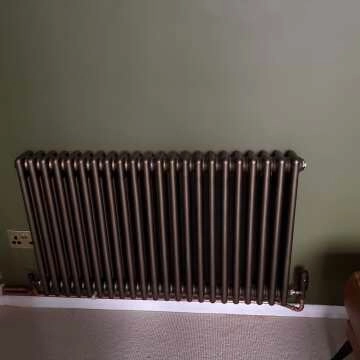 Athens Antique Gold Triple Column Horizontal Traditional Radiator 600x1010mm