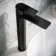 Glen Matt Black High Rise Basin Mixer Tap