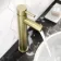 Wye Brushed Brass High Rise Basin Mixer Tap